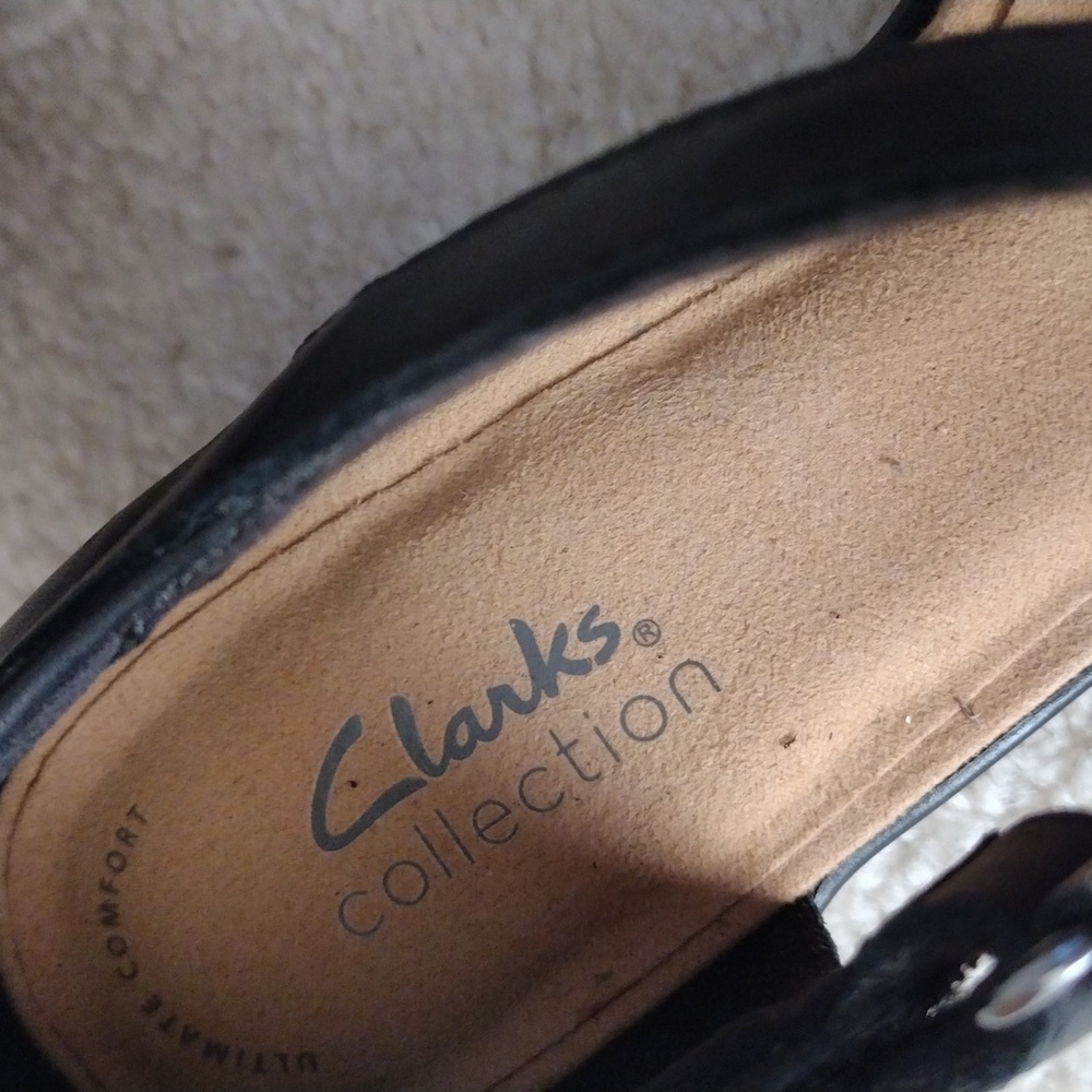 Clarks Black Heels for Women - Picture 3 of 13